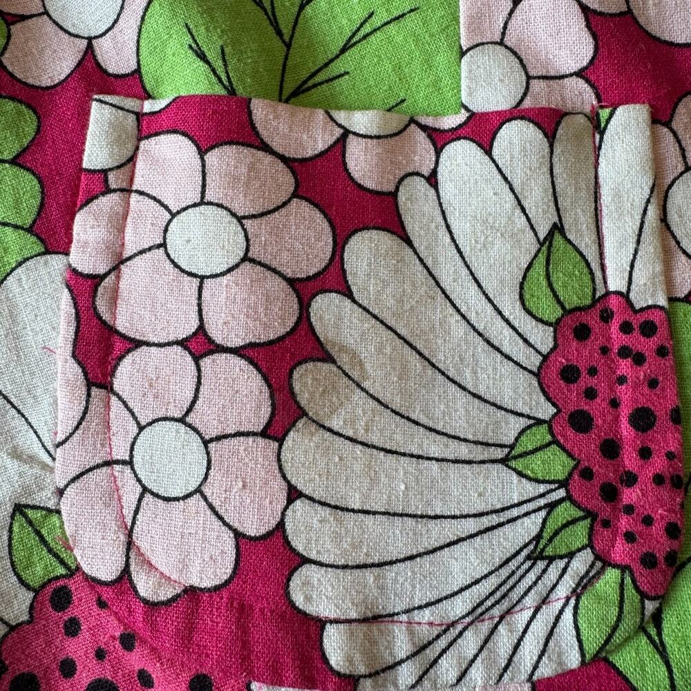 Giorgio Fiorlini Collection Linen Blend Pink Floral Blazer Jacket Women Plus 16W - Picture 5 of 6
